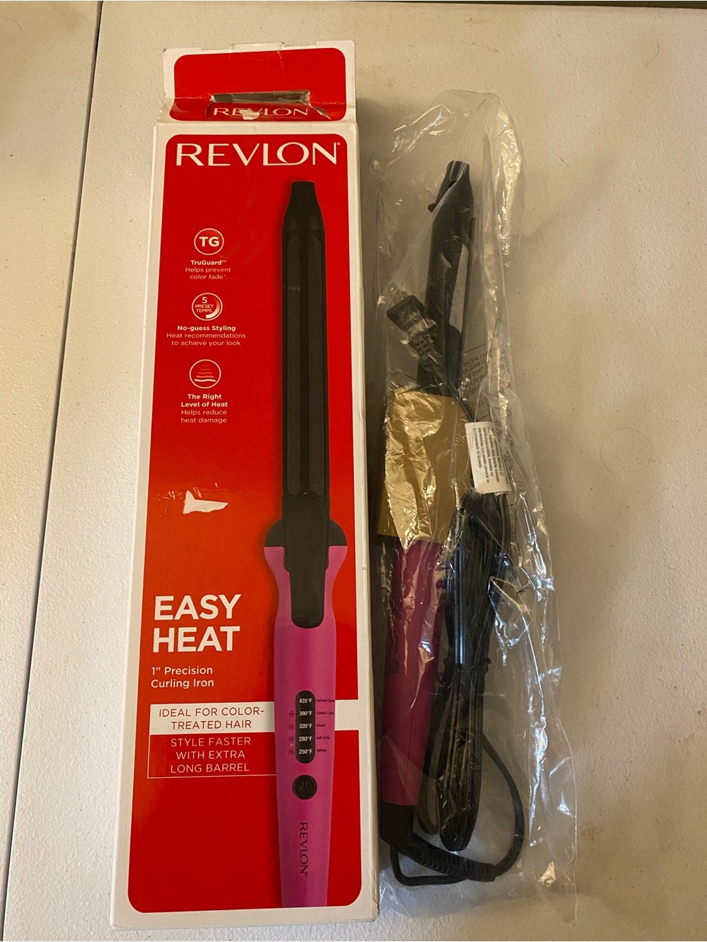 Revlon Easy Heat 1” Curling Iron